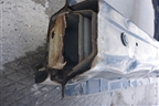 Порог со стойкой левый для Mitsubishi ASX с 2010г (АСХ)