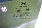 Стекло двери задней левой для Hyundai Aсcent с 2000г (Акцент)