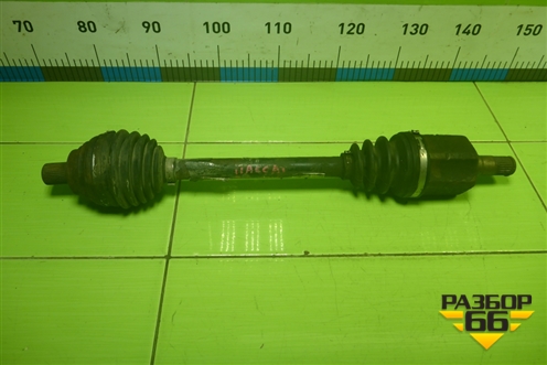 Привод передний левый (шлиц внутр-26 наруж-36) (1K0407271CQ) для Volkswagen Passat (B6) с 2005-2010г (Пассат Б6)
