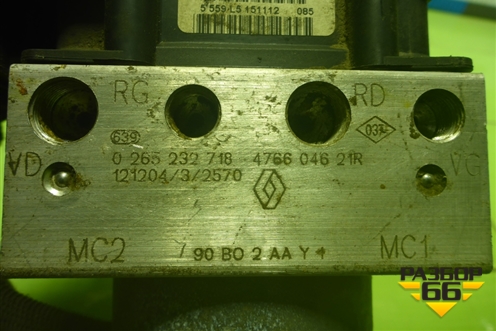 Блок ABS (476604621R) для Renault Sandero с 2009-2014г (Сандеро)
