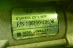 Стартер (1.4л G4FA) (361002B600) для Kia Rio с 2011-2016г (Рио 3)