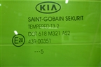 Стекло двери задней левой форточка для Kia Sportage с 2010-2015г (Спортеидж 3)