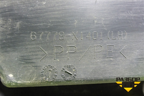 Обшивка двери передней левой под электрику (67778X1401) для Toyota Camry V40 с 2006-2011г (Камри)