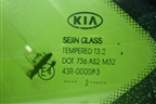 Стекло глухое левое (заднее 5ти дверный хетчбэк) (87810A2000) для Kia Ceed с 2012-2018г (Сид 2)