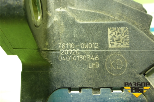 Педаль газа электронная (781100W012) для Toyota Rav-4 с 2006-2013г (Рав 4)