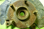 Кулак поворотный передний левый для Toyota Camry V40 с 2006-2011г (Камри)