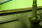 Накладка двери багажника (7680102250) для Toyota Auris с 2006-2012г (Аурис)