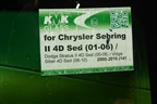 Стекло лобовое (A228AGSBL) для Chrysler Sebring с 2006г (Себринг)