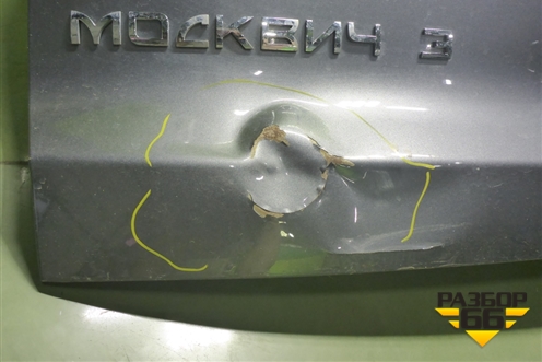 Дверь багажника без стекла (6301010U3480E) для Москвич 3 с 2022г