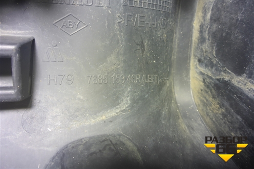 Накладка на порог наружная левая (передняя часть) (768515346R) для Renault Duster I с 2010-2021г (Дастер)