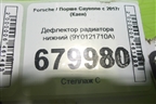Дефлектор радиатора нижний (9Y0121710A) для Porsche Cayenne с 2017г (Каен)