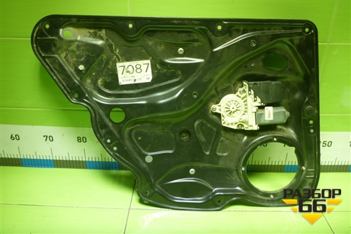 Стеклоподъёмник электрический задний левый для Volkswagen Passat (B6) с 2005-2010г (Пассат Б6)