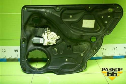 Стеклоподъёмник электрический задний правый (3C4839756) для Volkswagen Passat (B6) с 2005-2010г (Пассат Б6)