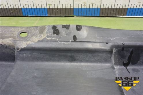 Пыльник переднего бампера центральный (62660BM90A) для Nissan Qashqai (J11E) с 2013г (Кашкай)