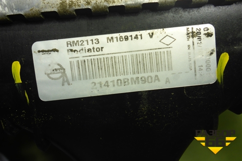Радиатор охлаждения (21410BM90A) для Nissan Qashqai (J11E) с 2013г (Кашкай)