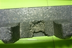 Наполнитель заднего бампера (7L6807252) для Volkswagen Touareg c 2002-2010г (Туарег)