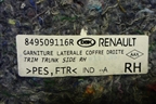 Обшивка багажника правая (849509116R) для Renault Sandero с 2013-2022г (Сандеро)
