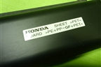 Шторка багажника для Honda CR-V(RE) с 2006-2012г (ЦРВ СРВ)