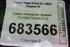 Дверь передняя правая (551000762AADYJ) для Chery Arrizo 8 с 2022г (Арризо 8)