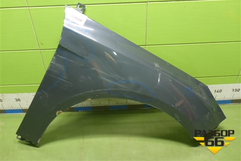 Крыло переднее правое (BM51A16C198AC) для Ford Focus 3 с 2011г (Фокус)