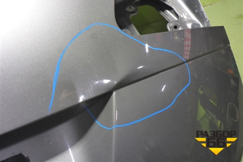 Дверь багажника без стекла (7P6827159B) для Volkswagen Touareg с 2010-2018г (Туарег)