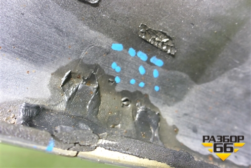 Юбка переднего бампера (7176155L0) для Suzuki SX4 с 2006-2013г (СХ4)