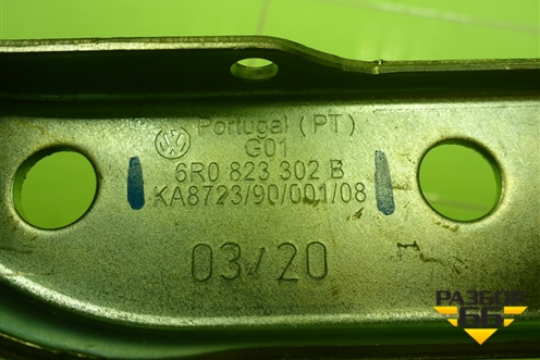 Петля капота правая (6R0823302B) для Volkswagen Polo (седан) с 2010г (Поло)