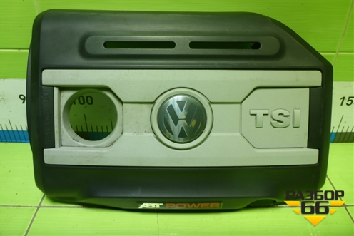 Накладка декоративная на двигатель (1.8л BZB) (06J103925H) для Volkswagen Passat-CC с 2008г (Пассат ЦЦ)