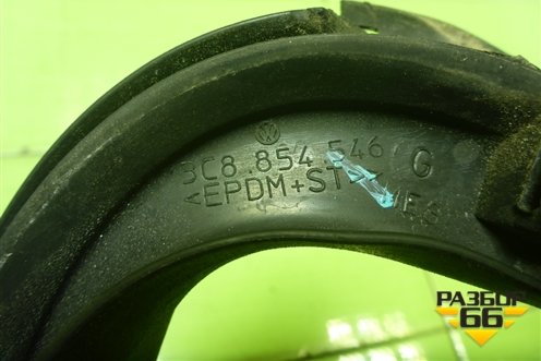 Уплотнитель двери задней правой (верхняя часть) (3C8854546) для Volkswagen Passat-CC с 2008г (Пассат ЦЦ)