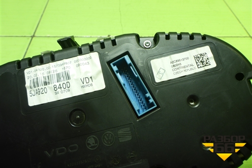 Щиток приборов АКПП (5JA920840D) для Skoda Rapid с 2013г (Рапид)