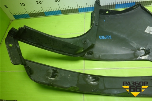 Бампер задний левая часть (866713U000) для Kia Sportage с 2010-2015г (Спортеидж 3)