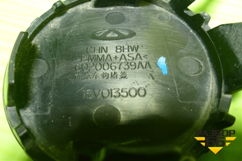 Заглушка в передний бампер (602006739AA) для Tenet T7 с 2025-2026г
