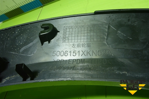 Накладка переднего крыла левого (5006151XKN02A) для Haval F7 с 2018-2026г (Ф7)